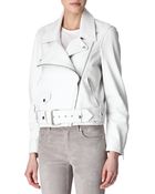 Acne Studios Merci Leather Biker Jacket - Lyst