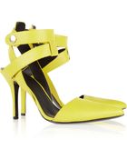 Alexander Wang Sonja Lizardeffect Leather Pumps - Lyst