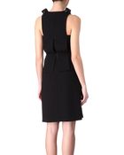 Christopher Kane Front Split Wool Dress - Lyst