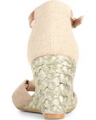 Dune Genteel Suede Wedge Sandals - Lyst