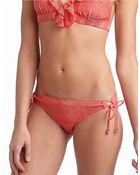 Jessica Simpson Coachella Crochet Hipster Side-Tie Swim Bottoms - Lyst