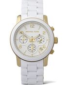 Michael Kors Mk5145 Runway Gold-Plated Watch - Lyst