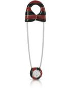 Sonia Rykiel Striped Safety Pin Brooch - Lyst
