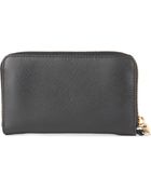 Tory Burch Robinson Saffiano Leather Phone Wristlet - Lyst