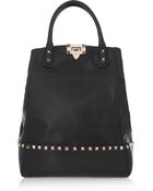 Valentino Studded Leather Tote - Lyst