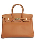 Hermes Pre-Owned: Gold Courchevel Leather 'Birkin 30' Bag - Lyst