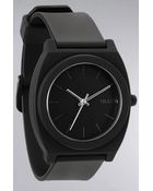 Nixon The Time Teller P Watch in Matte Black - Lyst