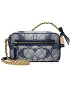 Coach Poppy Quilted Signature C Denim Flight Bag - Lyst