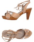 Sgn Giancarlo Paoli Platform Sandals - Lyst