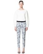 Zara Trousers with Contrasting Waistband - Lyst