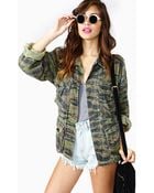 Nasty Gal Stealth Mode Camo Jacket - Lyst