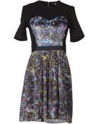 Markus Lupfer Short Dress - Lyst