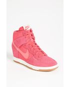 Nike Dunk Sky Hi Wedge Sneaker Women - Lyst