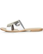 Topshop Hey Metal Trim Sandals - Lyst