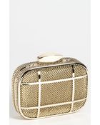 Whiting & Davis Caged Minaudiere - Lyst
