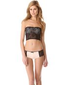 Ella Moss Luxe Lace Longline Bra - Lyst