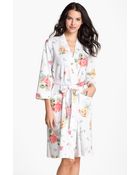 Carole Hochman Designs Floral Print Robe - Lyst