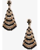 Forever 21 Teardrop Fringe Earrings - Lyst