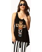 Forever 21 Tribal Print Knit Tank - Lyst