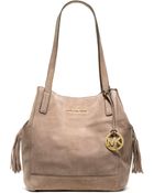 Michael Kors Large Ashbury Suede Grab Bag - Lyst