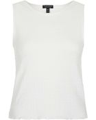 Topshop Textured Shell Top - Lyst
