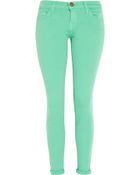 Current/Elliott The Ankle Low Rise Skinny Jeans - Lyst