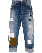 DSquared² Denim Shorts - Lyst