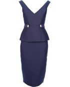 DSquared2 Peplum Dress - Lyst