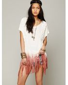 Free People Rough Rider Ombre Tee - Lyst