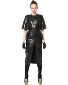 Alexander McQueen Nappa Leather Dress - Lyst