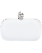 Alexander McQueen Skull Box Clutch - Lyst