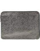 Ann Demeulemeester Metallic Nappa Leather Large Pouch - Lyst