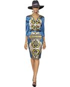 Etro Printed Stretch Silk Satin - Lyst