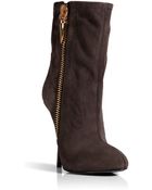 Giuseppe Zanotti Suede Ankle Boots In Flan - Lyst