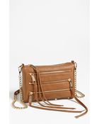 Rebecca Minkoff 5 Zip Mini Crossbody Bag - Lyst