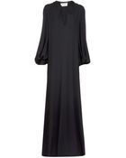 Saint Laurent Long Hooded Dress - Lyst