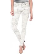 Textile Elizabeth And James Debbie Pant White Camo - Lyst
