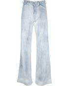 Ralph Lauren Bleach Effect Flared Jean - Lyst