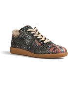 Maison Martin Margiela Snake Embossed Leather Sneakers - Lyst