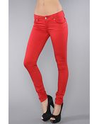 Tripp Nyc The Skinny Twill Pant - Lyst