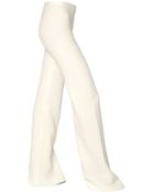 Maurizio Pecoraro Flared Viscose Wool Crepe Trousers - Lyst