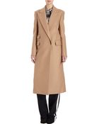 Stella McCartney Long Double Breasted Coat - Lyst