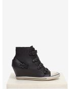 Ash Eagle Leather Wedge Sneakers - Lyst