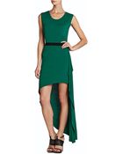 BCBGMAXAZRIA Evelyn Sleeveless Asymmetrical Dress - Lyst