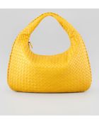 Bottega Veneta Intrecciato Medium Hobo Bag Yellow - Lyst