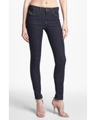 Diesel Skinzee Skinny Stretch Jeans Dark Denim - Lyst