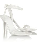 Alexander Wang Antonia Snake effect Leather Sandals - Lyst