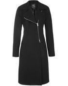 McQ by Alexander McQueen Asymmetric Zip Coat - Lyst