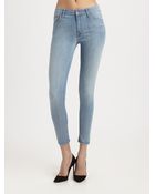 Mother The Looker Highwaist Cropped Jeans - Lyst