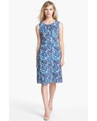 Tory Burch Maxine Stretch Silk Aline Dress - Lyst